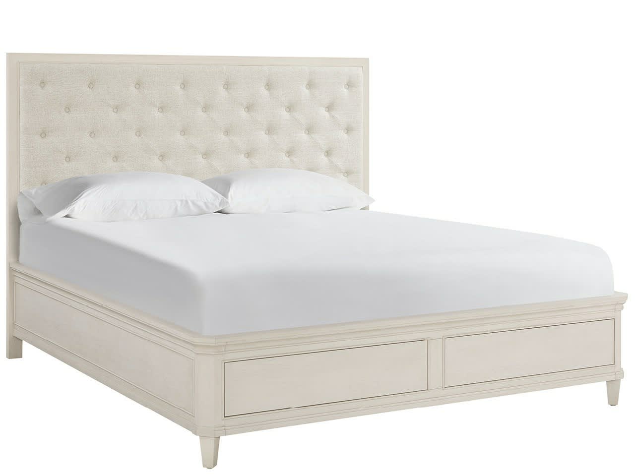 Birchaven Willow/Bilma Natural King Panel Upholstered Storage Bed