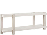 Modern White/Mist Console Table