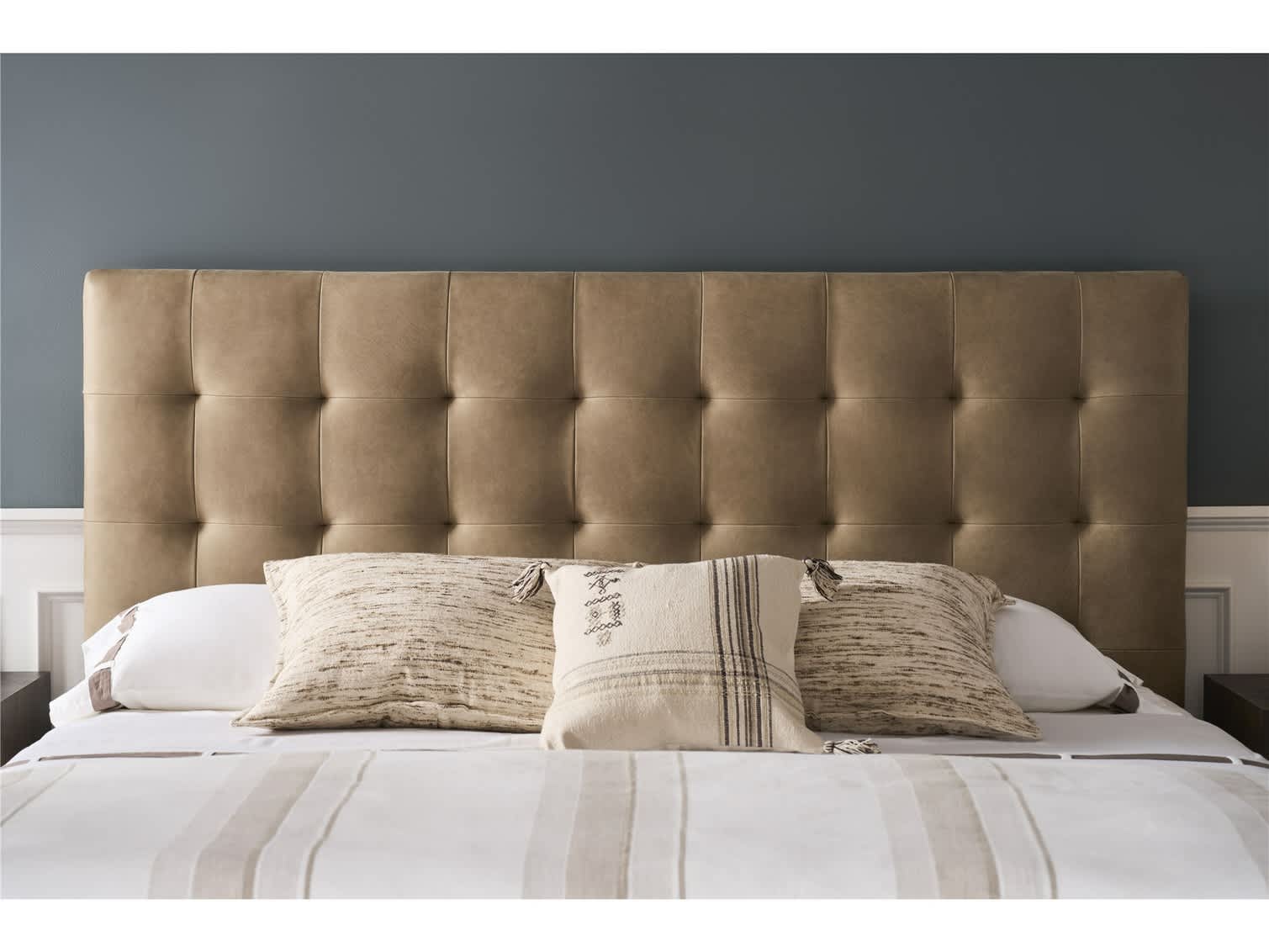 Montclair Toffee King Upholstered Bed
