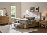 Birchaven Bilma Natural/Brindle King  Panel Upholstered Bed