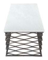 Duchess White & Antique Bronze Coffee Table