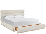 Horizon Mist/Neve Linen King Storage Bed