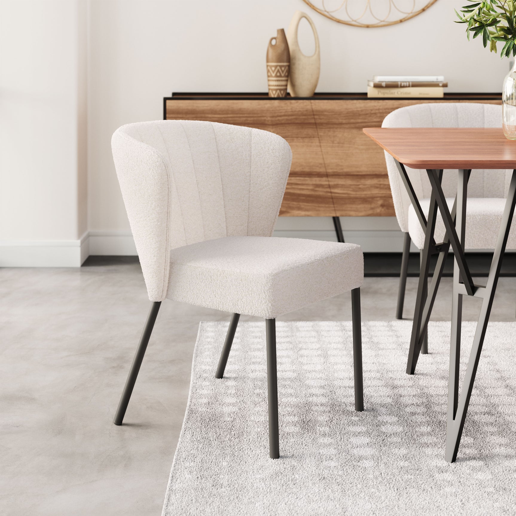 Aimee Cream Dining Chair (Set of 2)