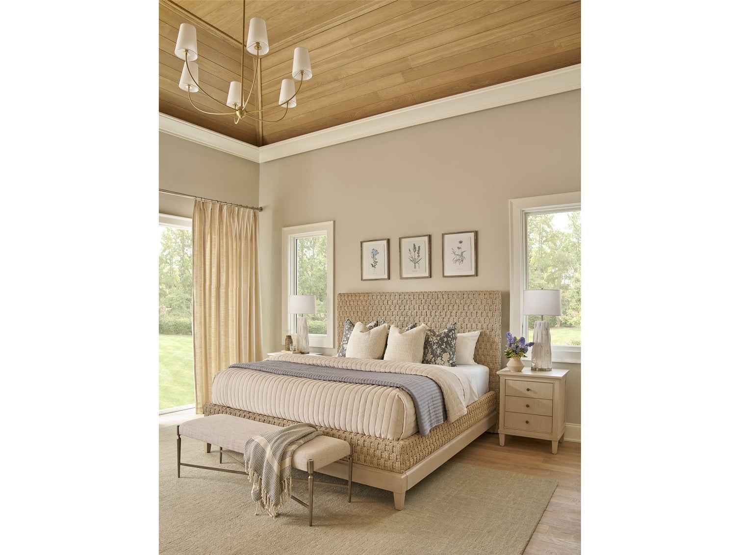 Birchaven Willow/Abaca Woven Queen  Bed
