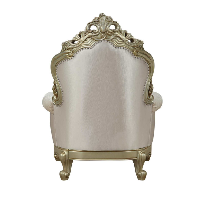 Gorsedd Cream & Antique White Armchair - Ornate Home