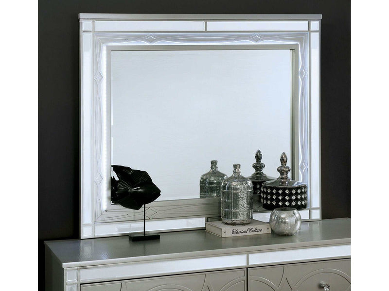 Manar Silver Mirror - Ornate Home