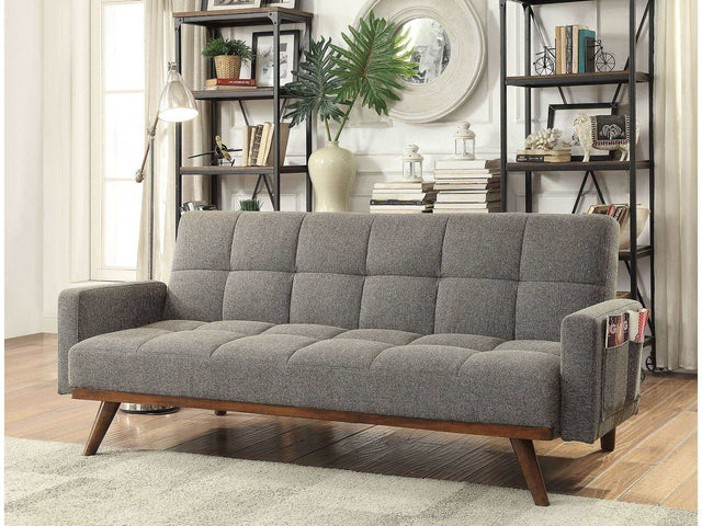 Nettie Gray Futon Sofa - Ornate Home