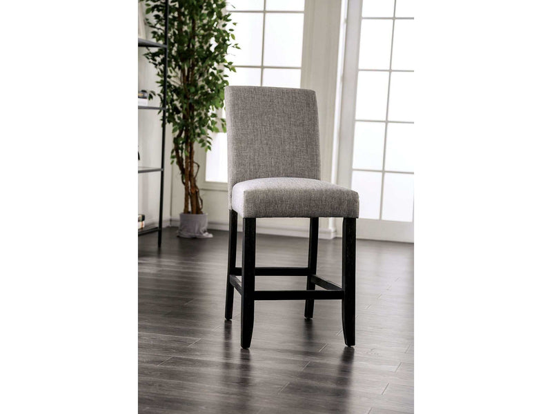 Brule Rustic Light Gray Counter Ht. Side Chair (Set of 2) - Ornate Home