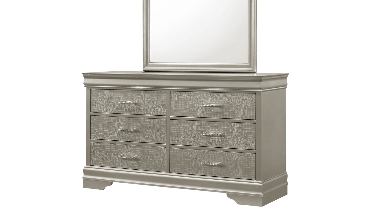 Amalia Champagne / Silver Dresser - Ornate Home