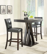 Jaylan Black & Cappuccino Bar Stools (Set Of 2) - Ornate Home