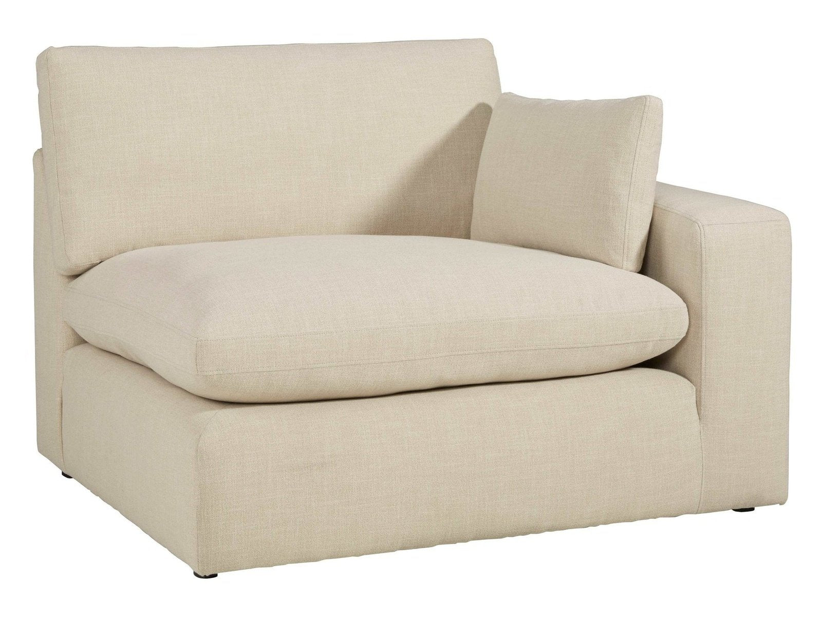 Elyza Linen 2pc Sectional Loveseat - Ornate Home