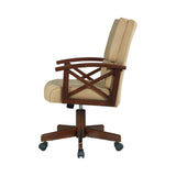 Marietta Tobacco & Tan Game Chair - Ornate Home