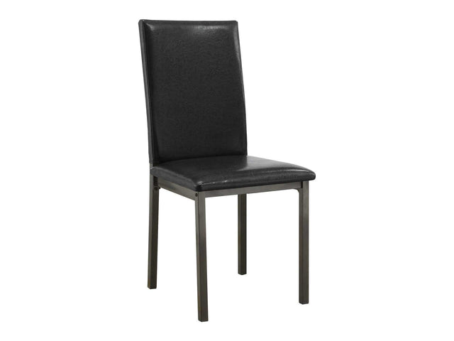 Garza Black Dining Chairs (Set Of 2) - Ornate Home