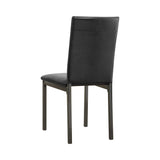 Garza Black Dining Chairs (Set Of 2) - Ornate Home