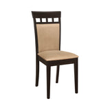 Gabriel Cappuccino & Tan Side Chairs (Set of 2) - Ornate Home