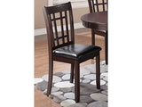 Lavon Espresso & Black Side Chairs (Set Of 2) - Ornate Home