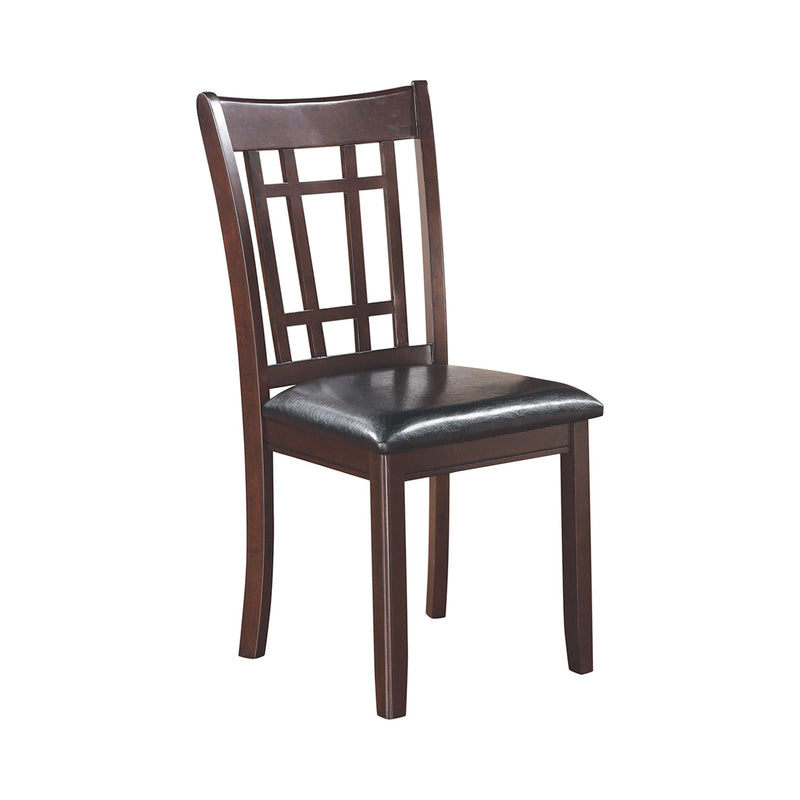 Lavon Espresso & Black Side Chairs (Set Of 2) - Ornate Home