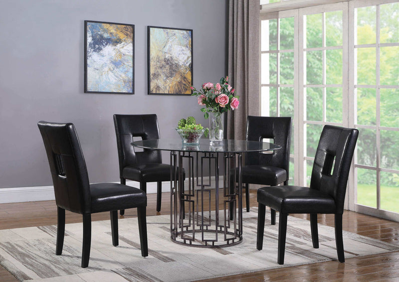 Anisa Black Dining Chairs (Set Of 2) - Ornate Home
