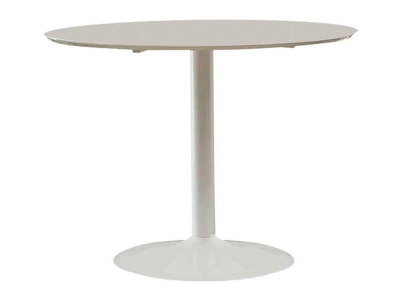 Lowry White Round Dining Table - Ornate Home