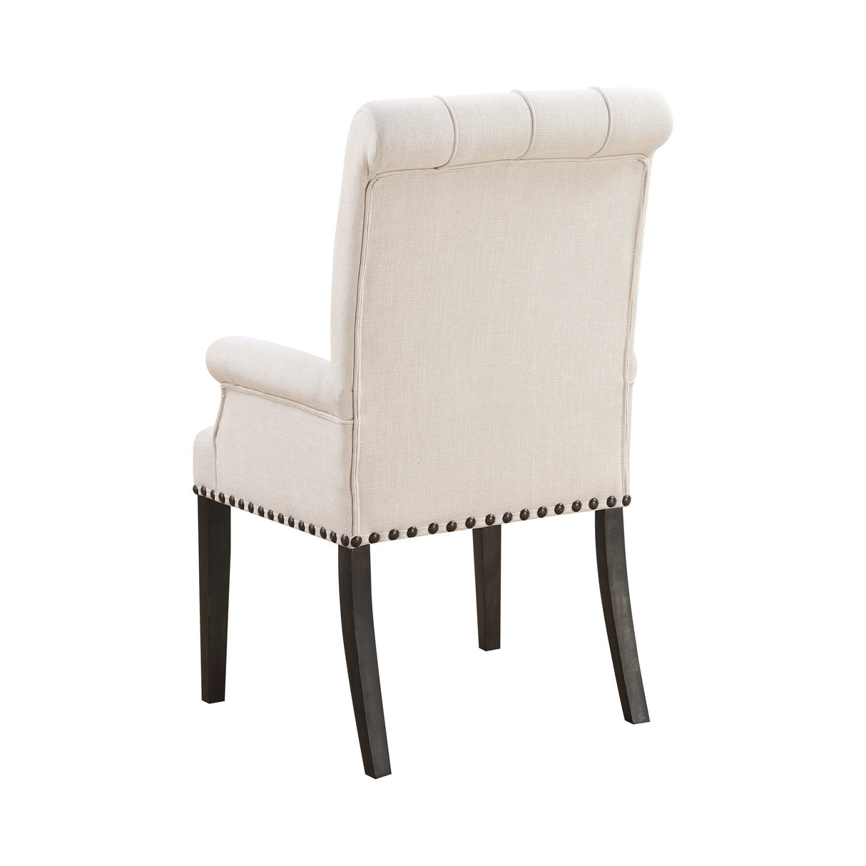 Phelps Beige & Smokey Black Arm Chair - Ornate Home