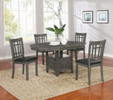 Lavon Medium Grey Dining Table w/ Storage - Ornate Home