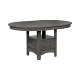 Lavon Medium Grey Dining Table w/ Storage - Ornate Home