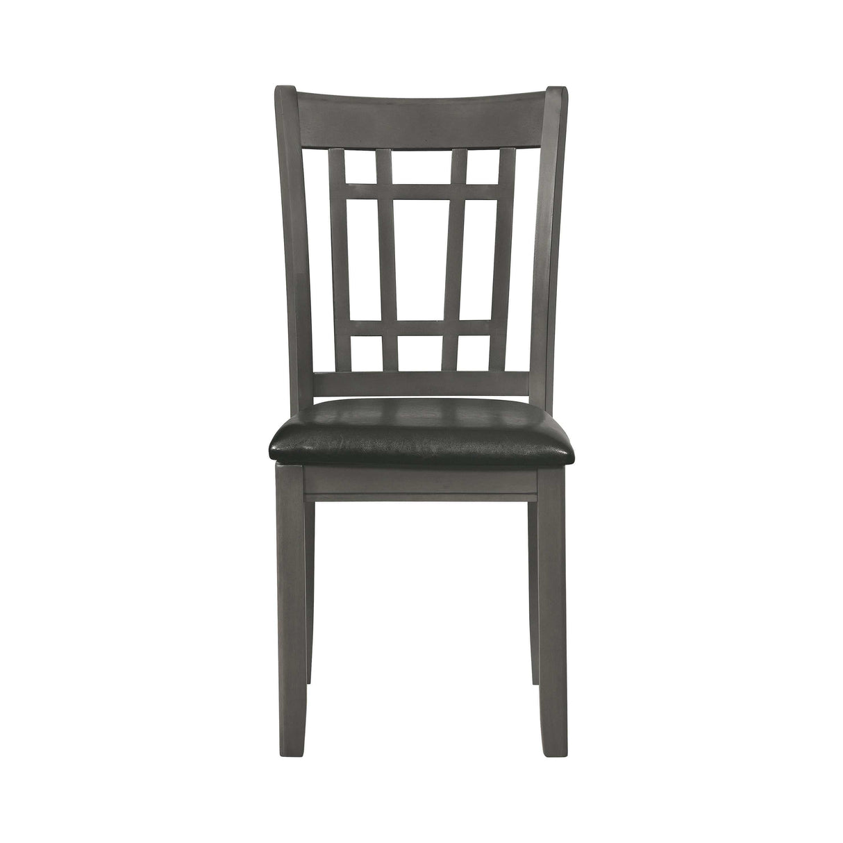 Lavon Espresso & Medium Grey Side Chairs (Set Of 2) - Ornate Home