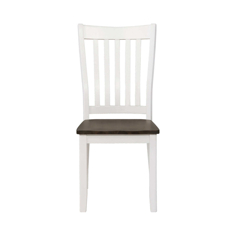 Kingman - Espresso & White - Dining Chairs  (Set Of 2) - Ornate Home