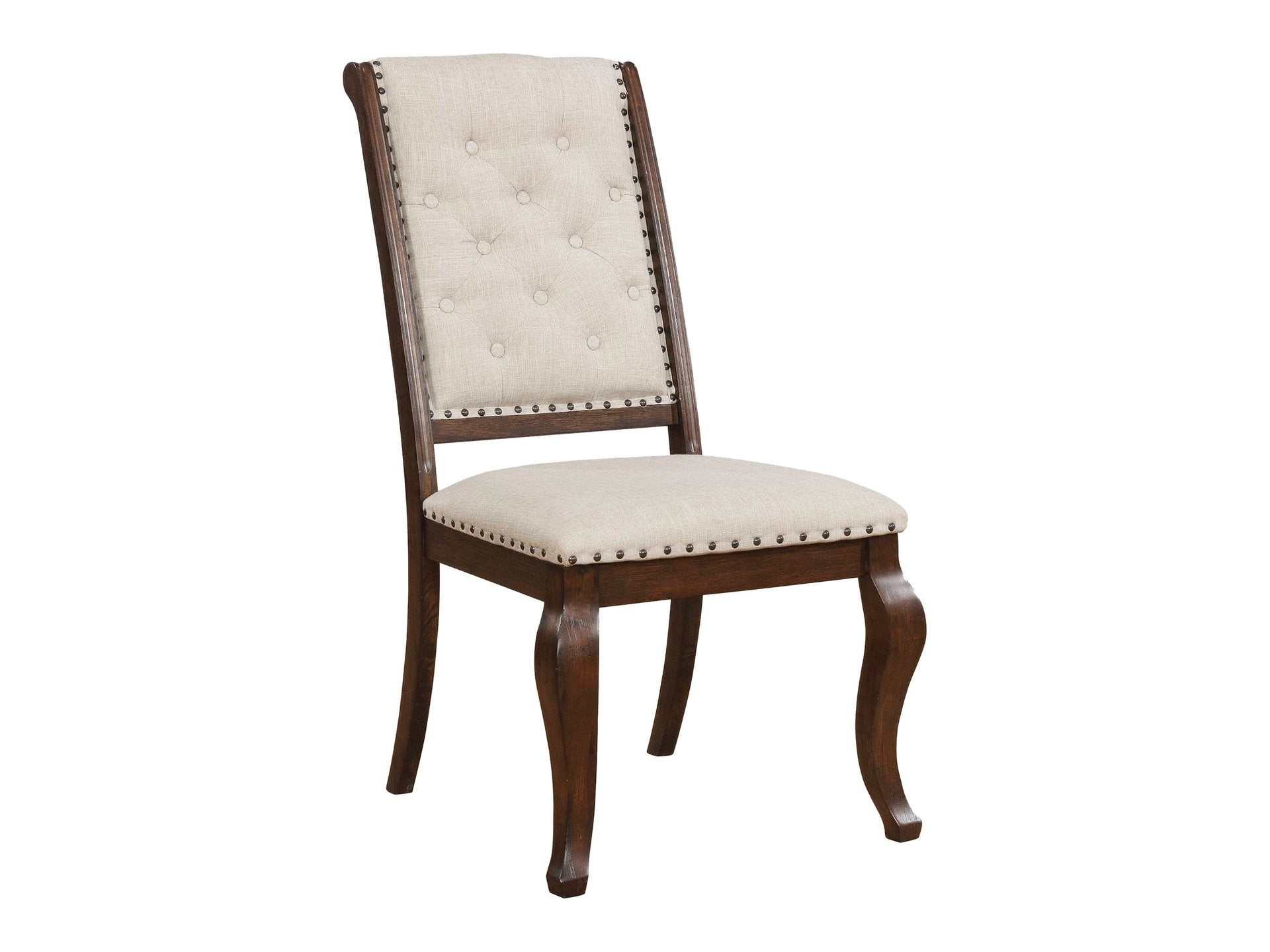 Brockway Cream & Antique Java Side Chair (Set of 2) - Ornate Home