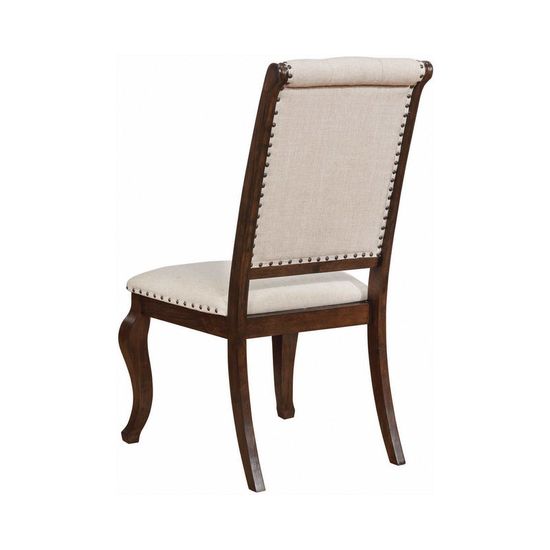 Brockway Cream & Antique Java Side Chair (Set of 2) - Ornate Home