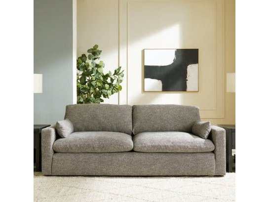Dramatic Granite Fabric Sofa - Ornate Home