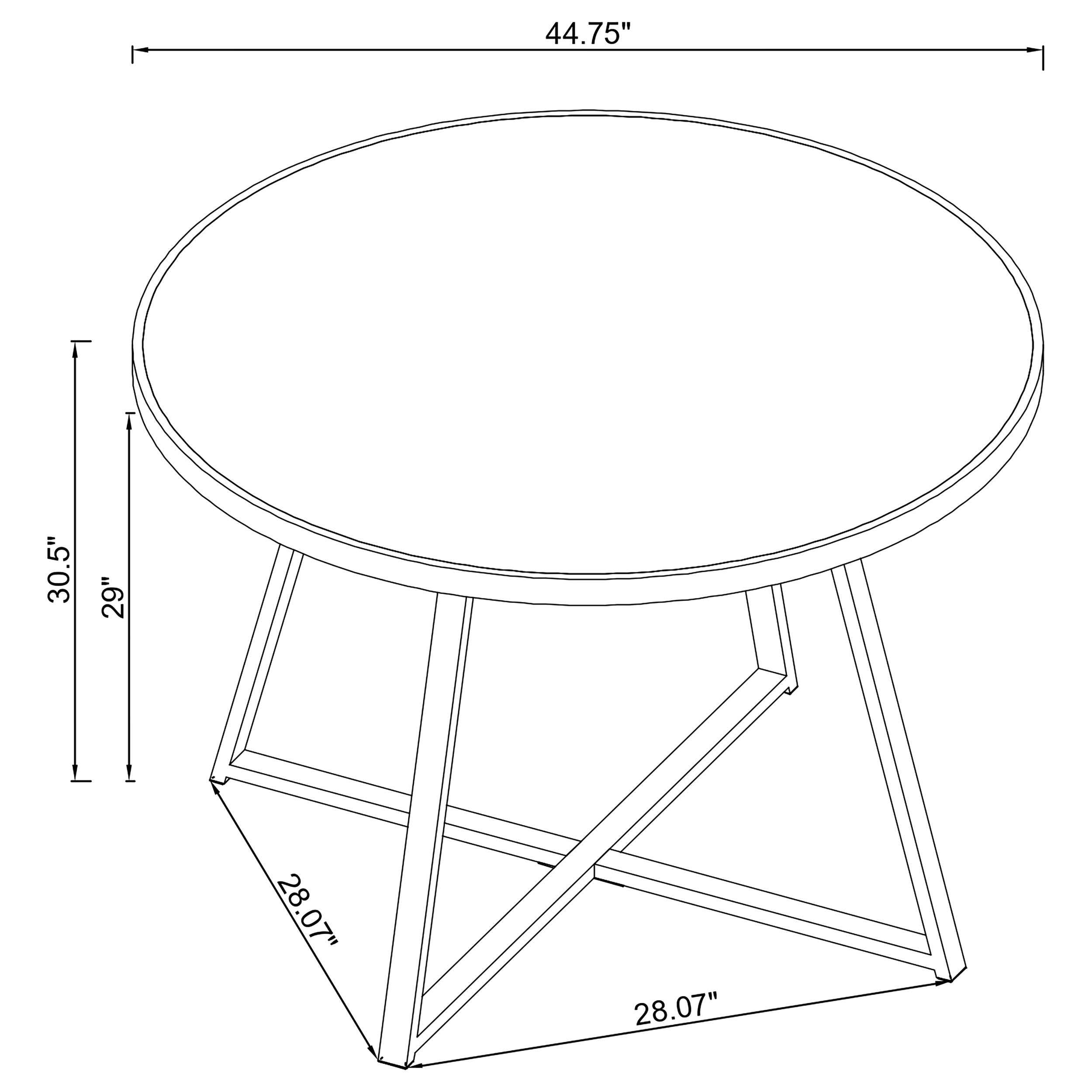 Jillian Mirror Dining Table - Ornate Home