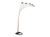 Hansen Chrome Floor Lamp w/ 5 Light - Ornate Home