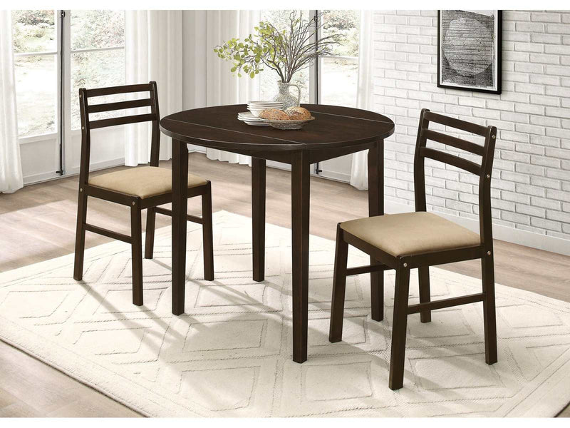 Kays Cappuccino 3pc Dining Set - Ornate Home