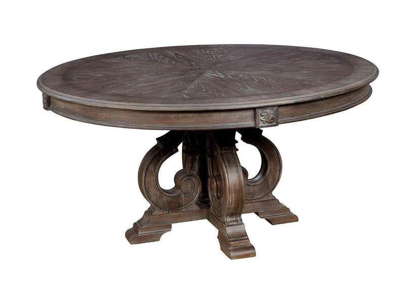 Arcadia Rustic Natural Tone Dining Table - Ornate Home