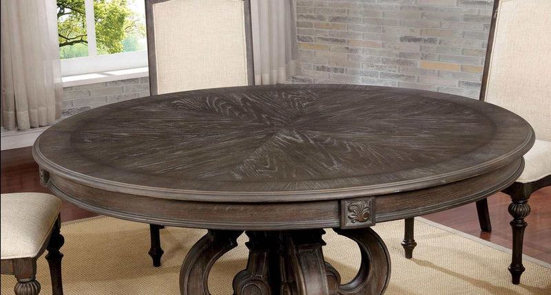 Arcadia Rustic Natural Tone Dining Table - Ornate Home