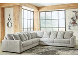 Regent Park Pewter 5pc Symmetrical Corner Sectional - Ornate Home