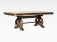 Arcadia Rustic Brown Dining Table w/ 18" Leaf - Ornate Home