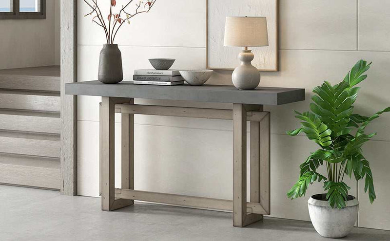 Estero Console Table Gray - Ornate Home