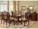 George Town Cherry 7pc Dining Room Set - Ornate Home