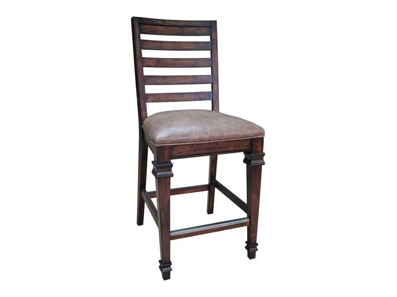 Delphine Brown Counter Height Chairs (Set Of 2) - Ornate Home