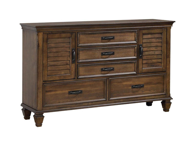 Franco Burnished Oak Dresser - Ornate Home