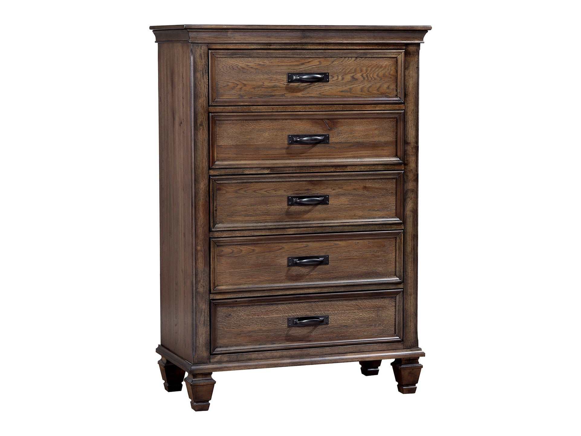 Franco Burnished Oak Chest - Ornate Home