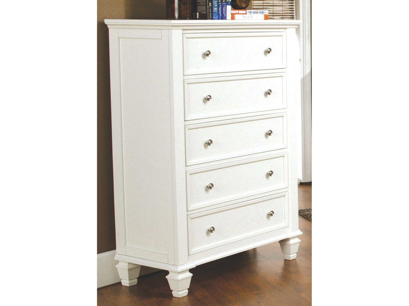 Sandy Beach White Chest - Ornate Home