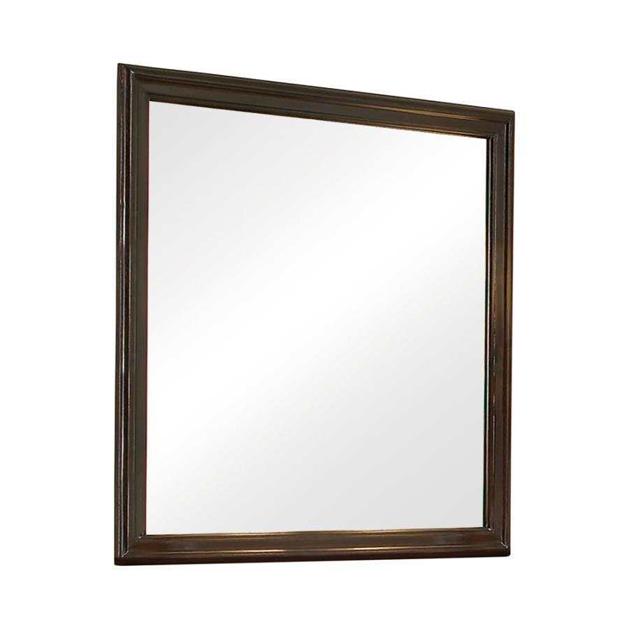 Tatiana Warm Brown Square Mirror - Ornate Home