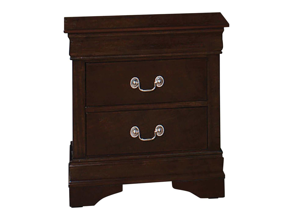 Louis Philippe Cappuccino Nightstand - Ornate Home