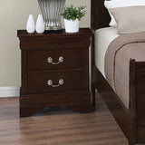 Louis Philippe Cappuccino Nightstand - Ornate Home