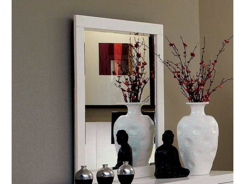 Jessica - White - Dresser Mirror - Ornate Home