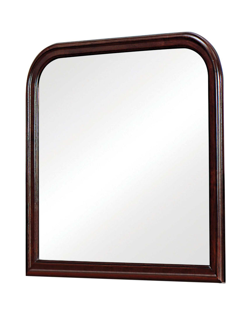 Louis Philippe Red Brown Dresser Mirror - Ornate Home
