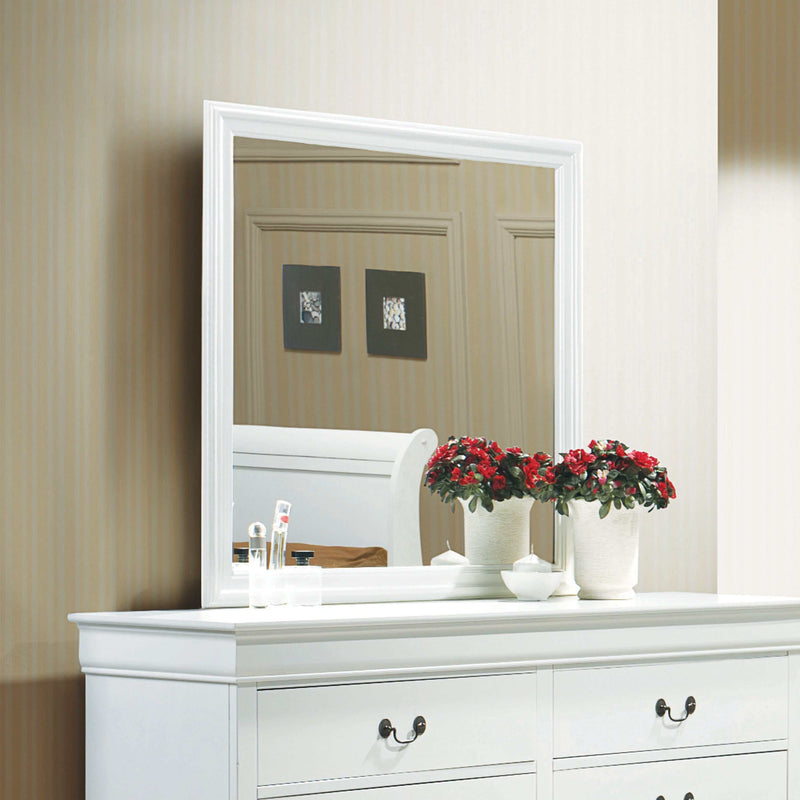Louis Philippe - White - Dresser Mirror - Ornate Home